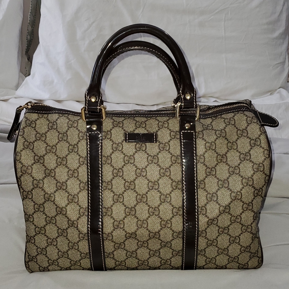 Gucci GG Monogram Plus Monogram Boston (Speedy 30)